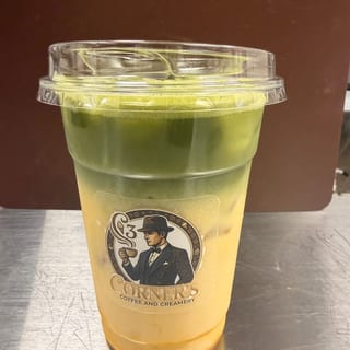 Banana Matcha latte