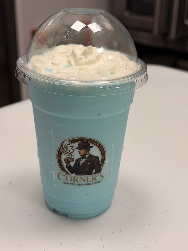 Smurf Milkshake.
