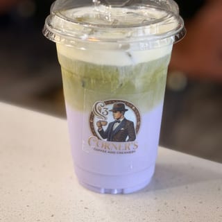 Ube Matcha Latte