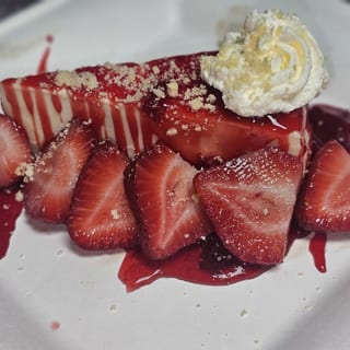 Strawberry loaded  CheeseCake